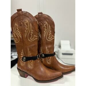 Rose Gentle Boots western boots cowgirl Size 8